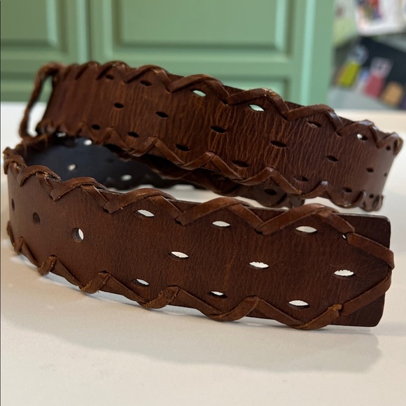 Vintage Massimo - XL, Braided Leather Belt, unisex - Picture 2 of 7